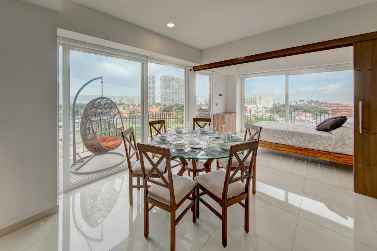 ¡Hermoso Condo Con Espectacular Vista A La Bahia!! Πουέρτο Βαγιάρτα Εξωτερικό φωτογραφία
